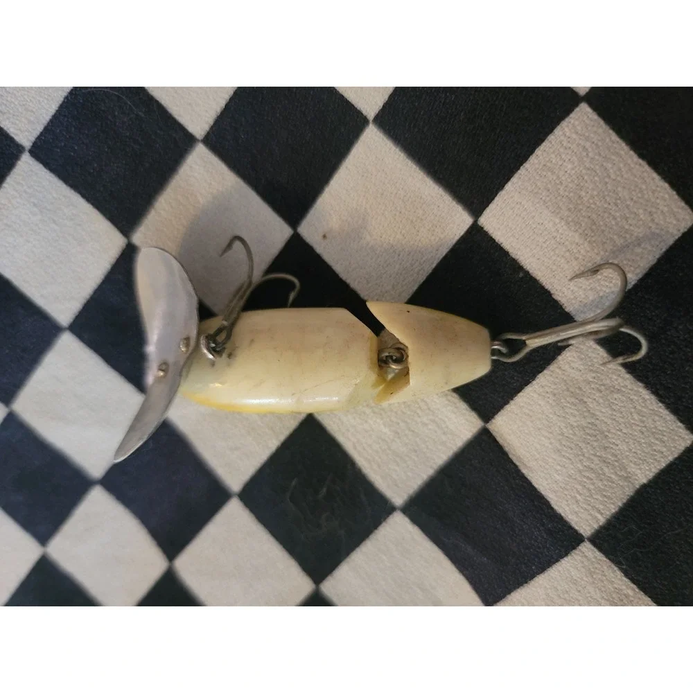 Vintage Fred Arbogast Jitterbug Frog Jointed Topwater Lure Akron Ohio